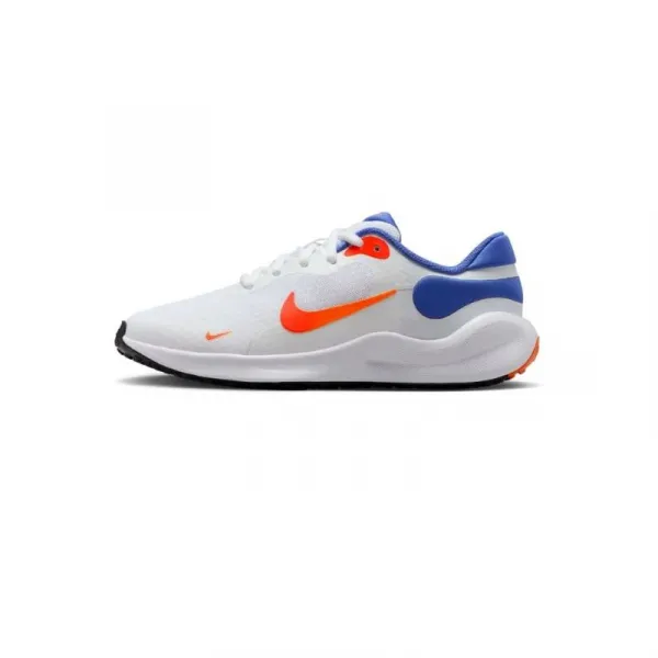 Chlapčenská športová obuv (tréningová) NIKE Revolution 7 GS white team orange astranomy blue
