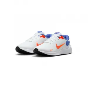 Chlapčenská športová obuv (tréningová) NIKE Revolution 7 GS white team orange astranomy blue