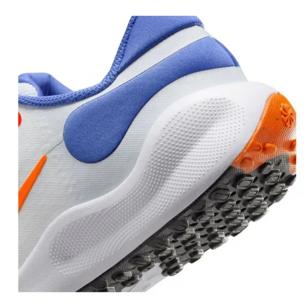 Chlapčenská športová obuv (tréningová) NIKE Revolution 7 GS white team orange astranomy blue