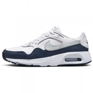 Pánska vychádzková obuv NIKE Air Max SC Leather white smoke grey midnight navy