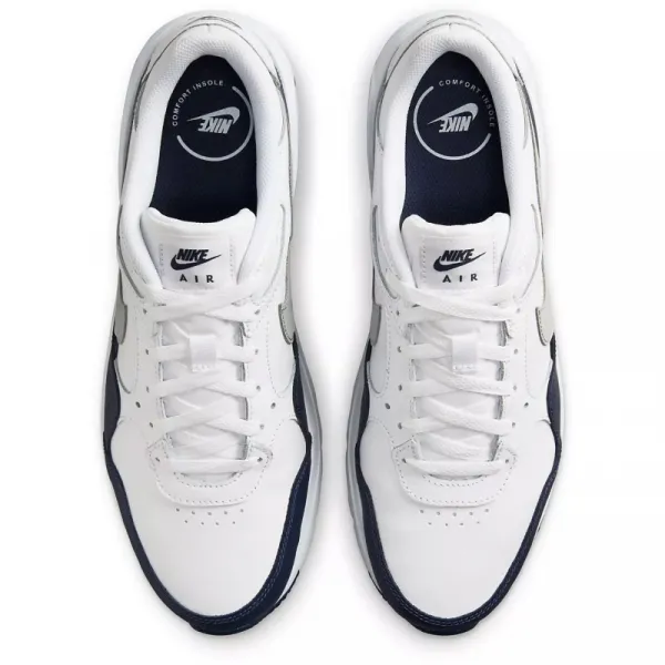 Pánska vychádzková obuv NIKE Air Max SC Leather white smoke grey midnight navy