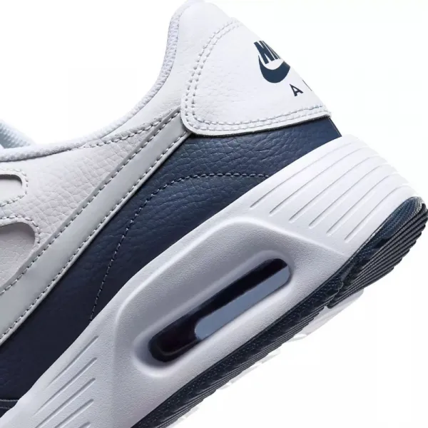 Pánska vychádzková obuv NIKE Air Max SC Leather white smoke grey midnight navy