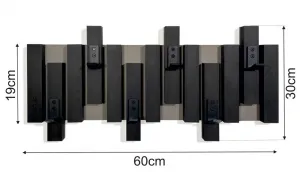 ČiernynástennývešiaknaoblečenieŠírka:40cm|Výška:30cm69419_125498čierna
