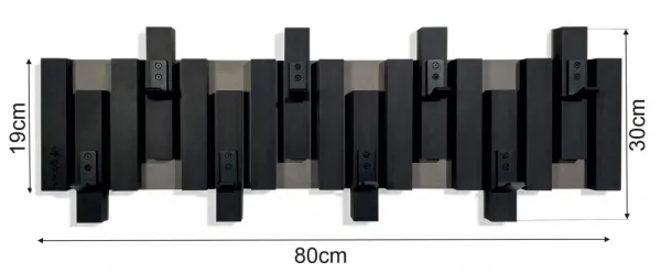 ČiernynástennývešiaknaoblečenieŠírka:40cm|Výška:30cm69419_125498čierna