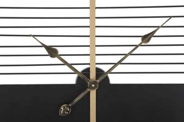 Mauro Ferretti Kovové nástenné hodiny Stick 60 cm čierne/zlaté