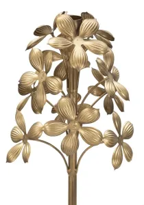 Mauro Ferretti Kovový svietnik Flowy 118 cm zlatý