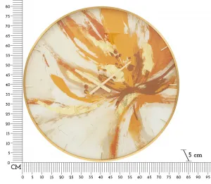 Mauro Ferretti Nástenné hodiny Glass Toply 80 cm viacfarebné/zlaté