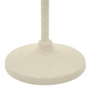 Mauro Ferretti Kovový svietnik Pigna 22 cm krémový