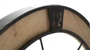 Mauro Ferretti Nástenné hodiny Couple 60 cm čierne/hnedé