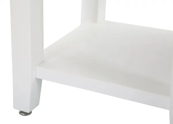 Mauro Ferretti Nočný stolík Shine 45 cm biely