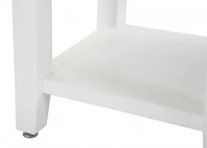 Mauro Ferretti Nočný stolík Shine 45 cm biely