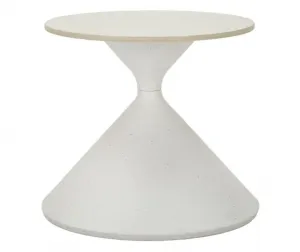Mauro Ferretti Odkládací stolek White 42 cm mramor/bílý