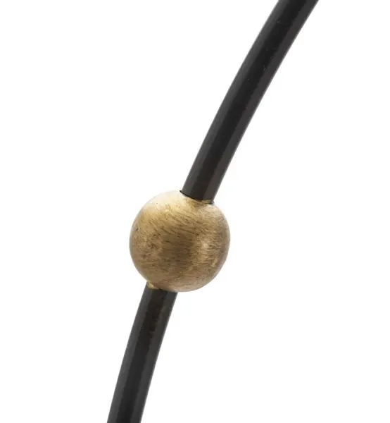 Mauro Ferretti Kovové nástenné hodiny Pearl 61 cm čierne/zlaté
