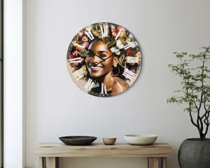 Mauro Ferretti Nástenné hodiny Kourt 60 cm viacfarebné