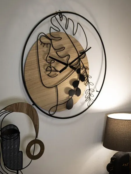 Mauro Ferretti Nástenné hodiny Elegant A 60 cm hnedé/čierne