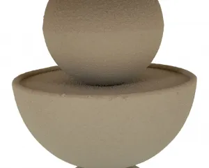 Mauro Ferretti Odkladací stolík Dune 40 cm tmavobéžový