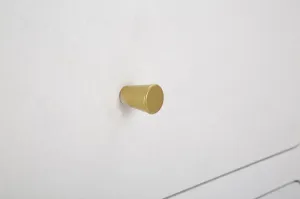 Mauro Ferretti Nočný stolík Venus 60 cm biely/zlatý