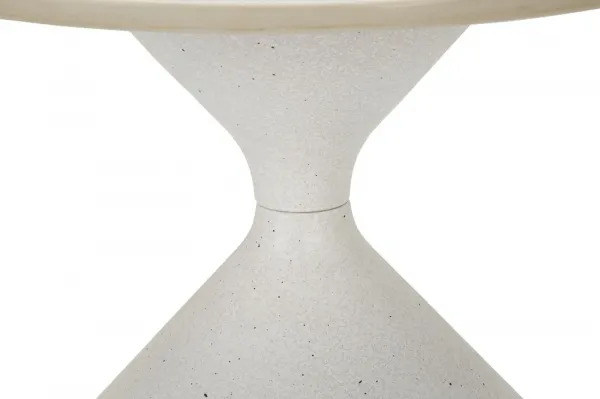 Mauro Ferretti Odkládací stolek White 42 cm mramor/bílý