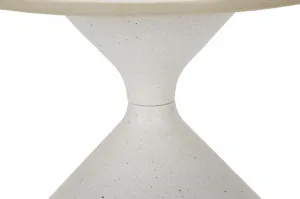 Mauro Ferretti Odkládací stolek White 42 cm mramor/bílý