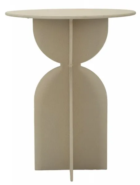 Mauro Ferretti Odkladací stolík Dune 45 cm tmavobéžový