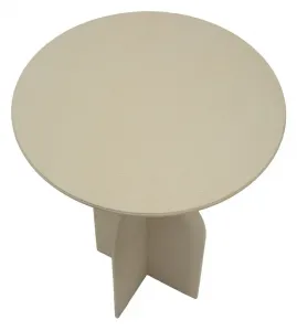 Mauro Ferretti Odkladací stolík Dune 45 cm tmavobéžový