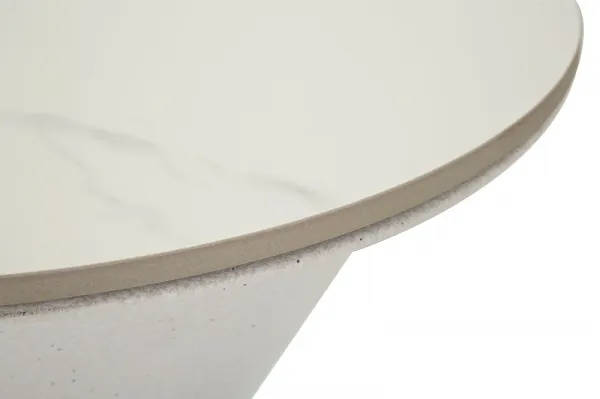 Mauro Ferretti Odkládací stolek White 44 cm mramor/bílý
