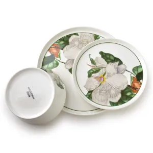 Affekdesign Porcelánová jedálenská sada LEA Strom 18 ks biela