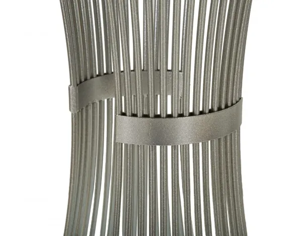 Mauro Ferretti Odkladací stolík Funnel 50 cm strieborná/mramor