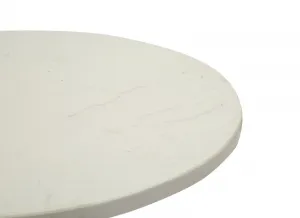 Mauro Ferretti Odkladací stolík Cup 37 cm mramor/strieborný