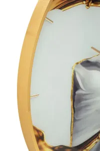 Mauro Ferretti Nástenné hodiny Glass Rose 80 cm viacfarebné/zlaté