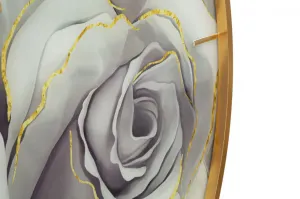 Mauro Ferretti Nástenné hodiny Glass Rose 80 cm viacfarebné/zlaté