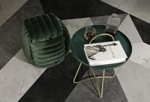 Mauro Ferretti Odkladací stolík Grent 45 cm zlatý/zelený