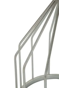 Mauro Ferretti Odkladací stolík Cup 37 cm mramor/strieborný