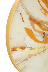 Mauro Ferretti Nástenné hodiny Glass Toply 80 cm viacfarebné/zlaté