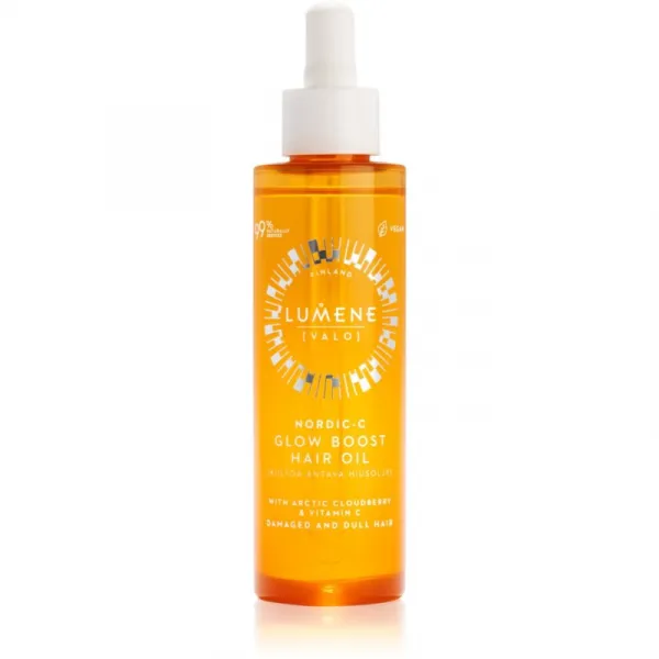 Lumene Nordic-C [VALO] Glow Boost posilňujúci a rozjasňujúci olej pre suché a poškodené vlasy 75 ml