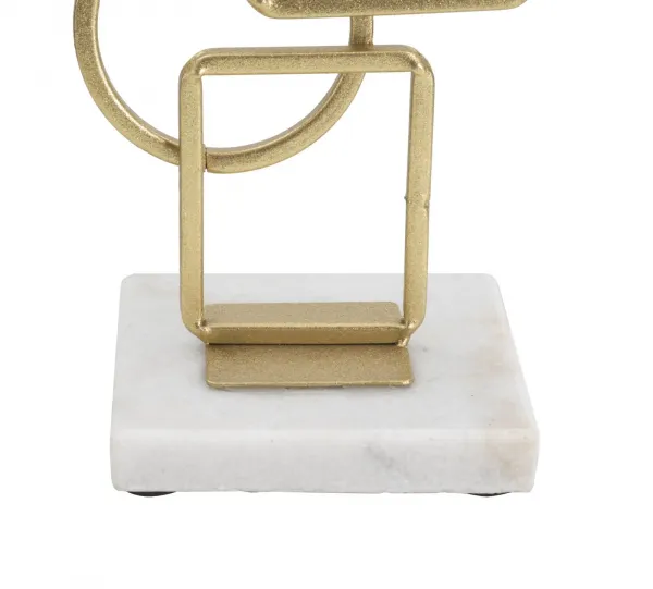 Mauro Ferretti Svietnik Mária 31 cm zlatá/mramor