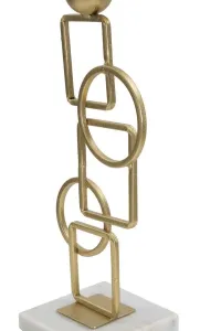 Mauro Ferretti Svietnik Mária 31 cm zlatá/mramor