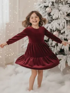 Šaty volán VELVET DR