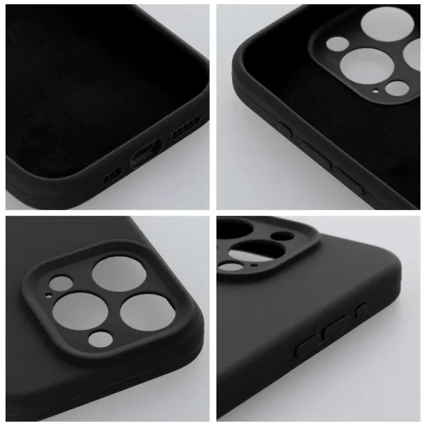 Obal Silicone, iPhone Air, čierny