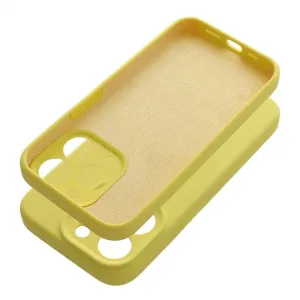 Obal Silicone, iPhone 17 Pro, žltý