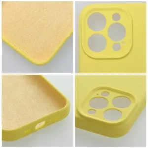 Obal Silicone, iPhone 17 Pro, žltý