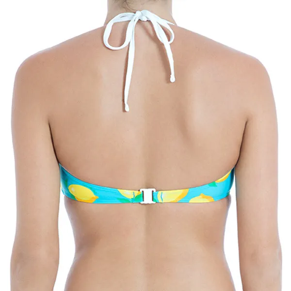 Dámske plavky 69SLAM horný diel WOMEN LEMON BANDEAU (XBDLMO-PA) M