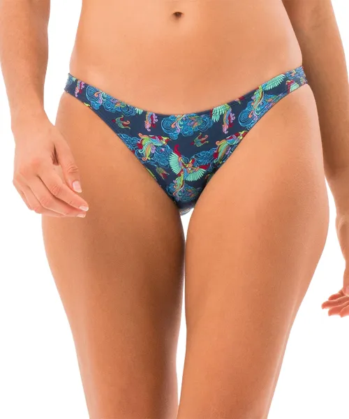 Dámske plavky 69SLAM spodný diel BIRD PARADISE KHLOE CHEEKY (YBBBDE-PA) M