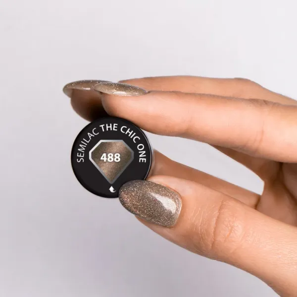 Semilac UV Hybrid Brides Babes gélový lak na nechty s použitím UV/LED lampy odtieň 488 The Chic One 7 ml