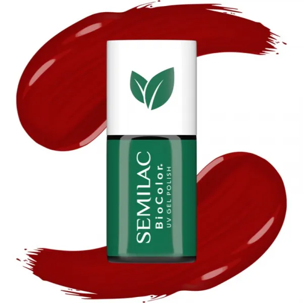 Semilac UV Hybrid BioColor gélový lak na nechty s použitím UV/LED lampy odtieň 721 Red Roses 7 ml