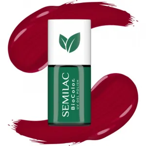 Semilac UV Hybrid BioColor gélový lak na nechty s použitím UV/LED lampy odtieň 729 Dark Cherry 7 ml