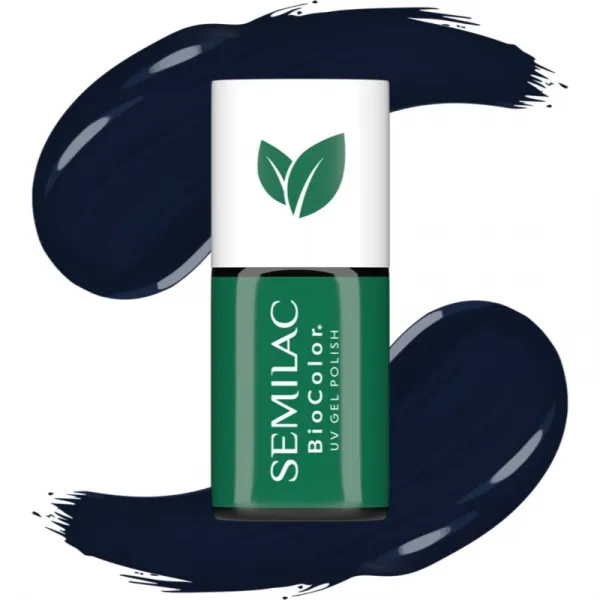 Semilac UV Hybrid BioColor gélový lak na nechty s použitím UV/LED lampy odtieň 725 Dark Berry 7 ml
