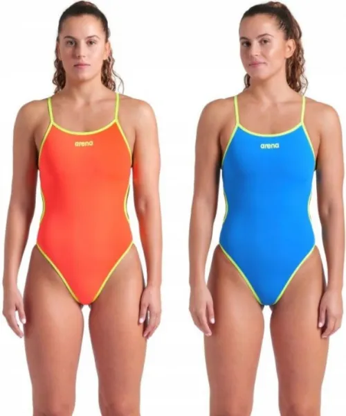 Arena reversible solid challenge back blue river/bright coral/arctic