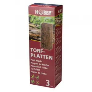 HOBBY Rašelinové dosky 3ks, 36x9x1,8cm