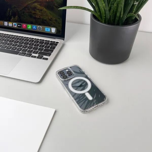MG Ultra Clear MagSafe kryt na Samsung Galaxy A17, priesvitný